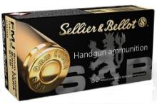 Sellier Bellot SB9B Handgun 9mm Luger 124 gr Full Metal Jacket FMJ 50 Per Box