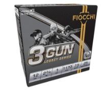 Fiocchi 12DL3G75 3Gun Match Legacy Series 12 Gauge 2.75 1 oz 7.5 Shot 25 Per Box