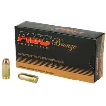 PMC Bronze .40 S&W 165 gr FMJ Ammo - 50 rounds - Factory Sealed