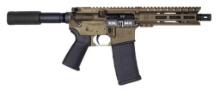 Diamondback DB15 AR Pistol Carbine Length 5.56 NATO 30+1 Midnight Bronze Buffer Tube Stock