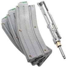 CMMG 22BA651 Bravo .22LR Conversion Kit with 3 25rd Mags Stainless Steel Black