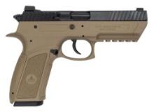 JERICHO 941 ENHANCED 9mm Pistol, 4.4 Barrel, FDE Poly, 2-17RD - Full Size