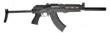 ZAS ZPAP92 7.62X39 Black Wood Underfold Rifle - 30 Round Capacity