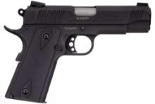 Taurus 1911 Commander 9mm Luger Pistol - Black Checkered Polymer - 9+1 Capacity