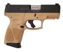 Compact and Reliable Taurus G3C 9mm Pistol in Black/Tan - 3.2 Barrel, 12+1 Capacity - Great for