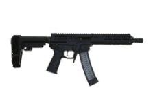 Wraithworks WARSCORP9 Side-Charging AR Pistol - 9mm - Factory Blem - Black - SBA3 Brace - Accepts