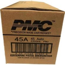 Bronze 45 ACP 230GR FMJ 1000 Round Case - New in Box - Fast Shipping