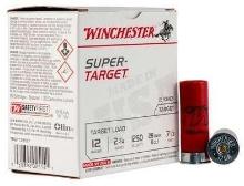 Winchester Ammo Trgt12507 Super Target 12 Gauge 2.75 1 Oz 7.5 Shot 25 Bx