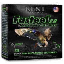Kent Cartridge K1235Fs40Bb Fasteel 2.0 12 Gauge 3.5 1-3/8 Oz Bb Shot 25 Bx