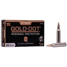 Federal 24461 Gold Dot 223 Rem 62 Gr Speer Gold Dot 20 Bx