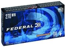 Federal 270A Power-Shok 270 Win 130 Gr Jacketed Soft Point (Jsp) 20 Bx