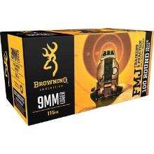 Browning Ammo B191800094 Training & Practice 9Mm Luger 115 Gr Full Metal Jacket (Fmj) 100 Bx (Value