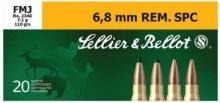 Sellier & Bellot Sb68C Rifle 6.8 Spc 110 Gr Full Metal Jacket (Fmj) 20 Bx