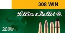 Sellier & Bellot Sb308A Rifle 308 Win 147 Gr Full Metal Jacket (Fmj) 20 Bx