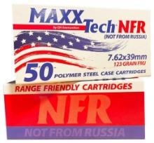 Maxx 7.62X39 123 Fmj Steel 50/10