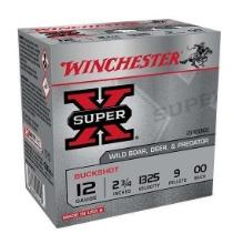 Winchester Super X 12G 2-3/4 00Bk 25Rd Bx