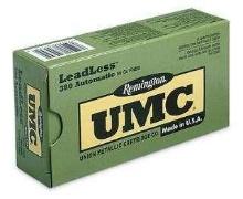 Remington Ammunition Ll40Sw5 Umc 40 S&W 180 Gr Flat Nose Enclosed Base (Fneb) 50 Bx