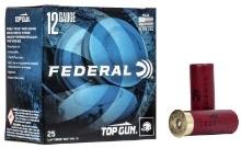 Federal Tgl1275 Top Gun 12 Gauge 2.75 1 1/8 Oz 7.5 Shot 25 Bx