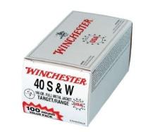 Winchester Ammo Usa40Swvp Usa 40 S&W 165 Gr Full Metal Jacket (Fmj) 100 Bx