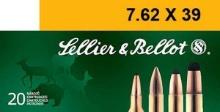 Sellier & Bellot Sb76239A Rifle 7.62X39Mm 123 Gr Full Metal Jacket (Fmj) 20 Bx