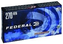 Federal 270130Lfa Power-Shok 270 Win 130 Gr Copper Hollow Point 20 Bx
