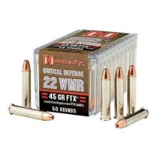 Hornady 83200 Critical Defense 22 Mag 45 Gr Flex Tip Expanding 50 Bx