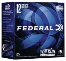 Federal Tgsf1288 Top Gun Sporting 12 Gauge 2.75 1 Oz 8 Shot 25 Bx