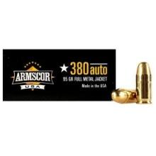 Armscor Fac3802N Pistol 380 Acp 95 Gr Full Metal Jacket (Fmj) 50 Bx