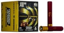 Federal Pd413Jge000 Premium Personal Defense 410 Bore 3 5 Pellets 000 Buck Shot 20 Bx
