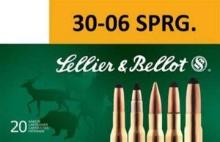 Sellier & Bellot Sb3006C Rifle 30-06 Springfield 150 Gr Soft Point Cut-Through Edge (Spce) 20 Bx