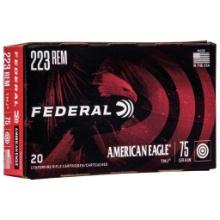 Federal Ae223T75 American Eagle 223 Rem 75 Gr Total Metal Jacket (Tmj) 20 Bx