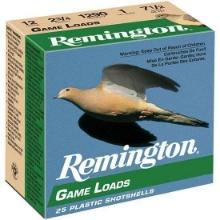 Remington Ammunition Gl208 Lead Game Loads 20 Gauge 2.75 7/8 Oz 8 Shot 25 Bx