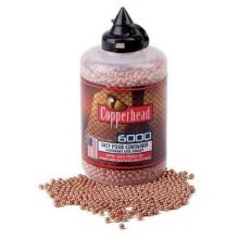Crosman 767 Copperhead Bbs .177 Bb Copper-Coated Steel 6000 Per Bottle