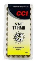 Cci 959Cc Varmint Vnt 17 Hmr 17 Gr Varmint Tipped 50 Bx