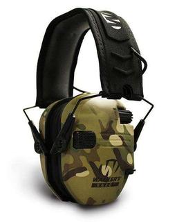Walkers GWPRSEMMCC Razor Slim Electronic Polymer 23 dB Over the Head MultiCam Ear Cups w/Black Band