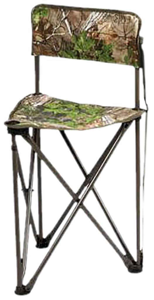 Hunters Specialties HS1001531 Tripod Camochair Folding Mossy Oak Bottomland Steel/Polyester