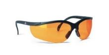 Walkers GWPAMBLSG Sport Glasses Polycarbonate Amber Lens w/Black Frame