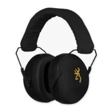 Browning 12682 Buckmark II Hearing Protector Plastic 26 dB Over the Head Black Ear Cups w/Black Band