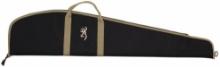 Browning 1410049244 Plainsman Rifle Case 44 Scoped Rifle Black with Tan Trim