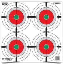 Birchwood Casey 37253 EZE-Scorer Multiple Bull's-Eye Bullseye Paper Target 12 13 Per Pack