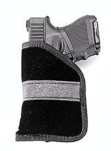 Uncle Mikes 87444 Inside The Pocket Up to 3.50Barrel Sub-Compact 9mm/40 Auto, Most Laminate Black