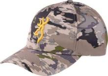 BROWNING RIMFIRE CAP BUCKMARK LOGO OVIX CAMO VELCRO