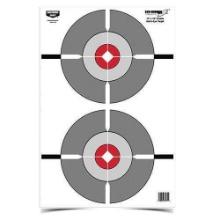 Birchwood Casey 37061 EZE-Scorer Double Bull's-Eye Bullseye Paper Target 12 x 18 100 Per Pack