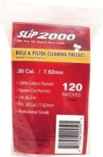 SLIP 2000 CLEANING PATCHES 2 SQUARE .30/7.62MM 120-PACK
