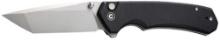 Civivi Knives C19059C-1 Brazen 3.46 Folding Tanto Plain Stonewashed D2 Steel Bladen Black Textured