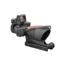 Trijicon 100549 ACOG 4x 32mm Obj 36.80 ft @ 100 yds FOV Matte Black Finish Dual Illuminated Red