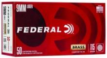Federal Wm5199 Champion Training 9Mm Luger 115 Gr Full Metal Jacket (Fmj) 50 Bx