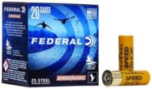Federal Wf2084 Speed-Shok Waterfowl 20 Gauge 2.75 3/4 Oz 4 Shot 25 Bx