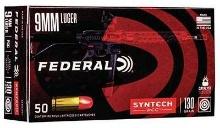 Federal Ae9Sjpc1 American Eagle 9Mm Luger 130 Gr Total Syntech Jacket Flat Nose (Tsjfn) 50 Bx