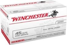 Winchester Ammo Usa45Avp Usa 45 Acp 230 Gr Full Metal Jacket (Fmj) 100 Bx